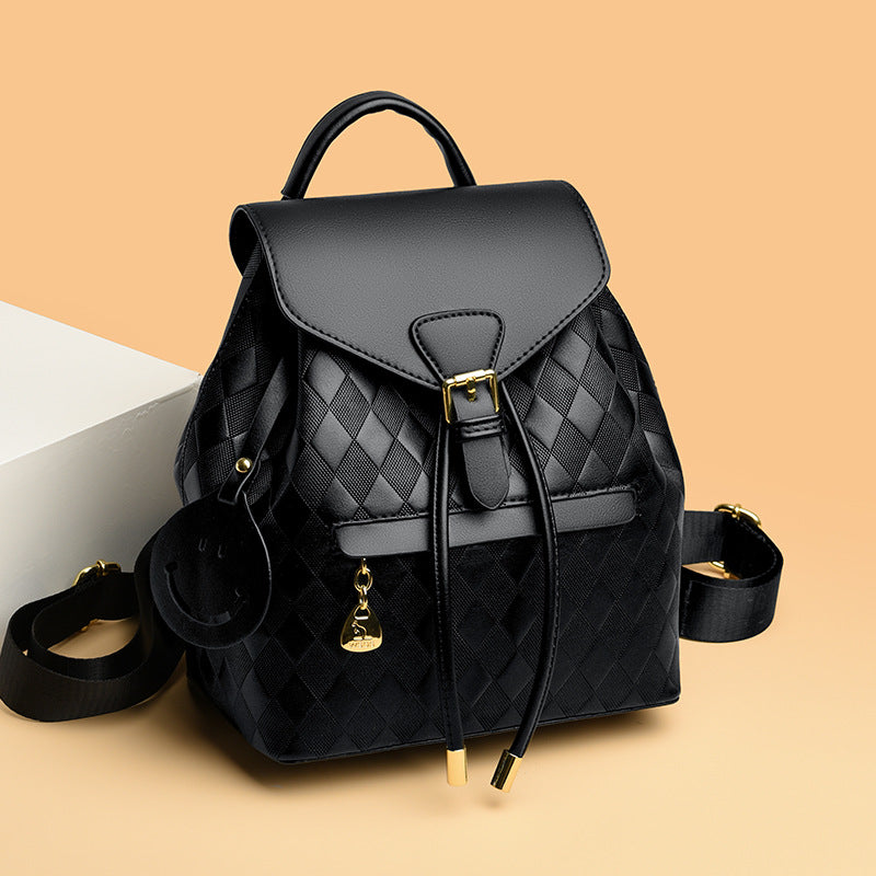 Kangaroo Backpack Female 2023 Spring New Retro Contrast Color Handbag Multifunctional Fashion All-match Travel Backpack