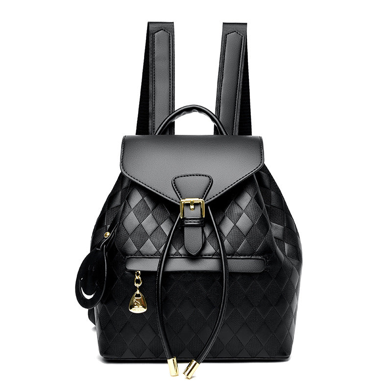 Kangaroo Backpack Female 2023 Spring New Retro Contrast Color Handbag Multifunctional Fashion All-match Travel Backpack
